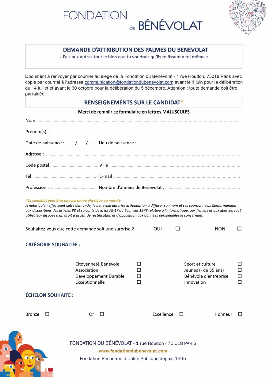 Image Dossier Attribution des palmes - Fondation du Bénévolat