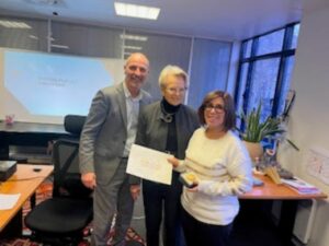 Palmes d'Excellence à Maria Omnes remises par Michèle Alliot-Marie -Paris 6 février 2025 -Fondation du Bénévolat